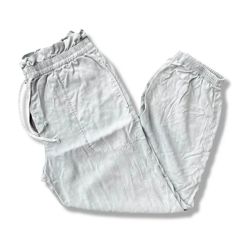 Cloth and Stone Smocked Paperbag Tie Waist Joggers Size M Women’s - Picture 2 of 15